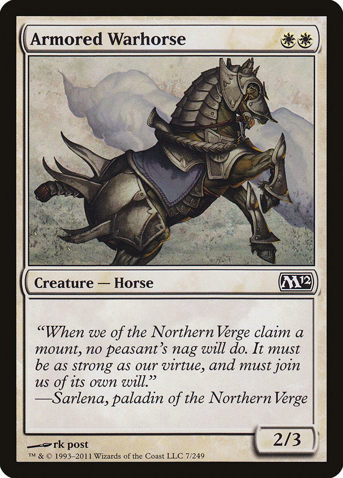 Armored Warhorse [Core Set 2012]