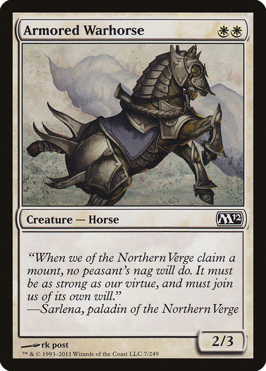 Armored Warhorse [Core Set 2012] [Foil]
