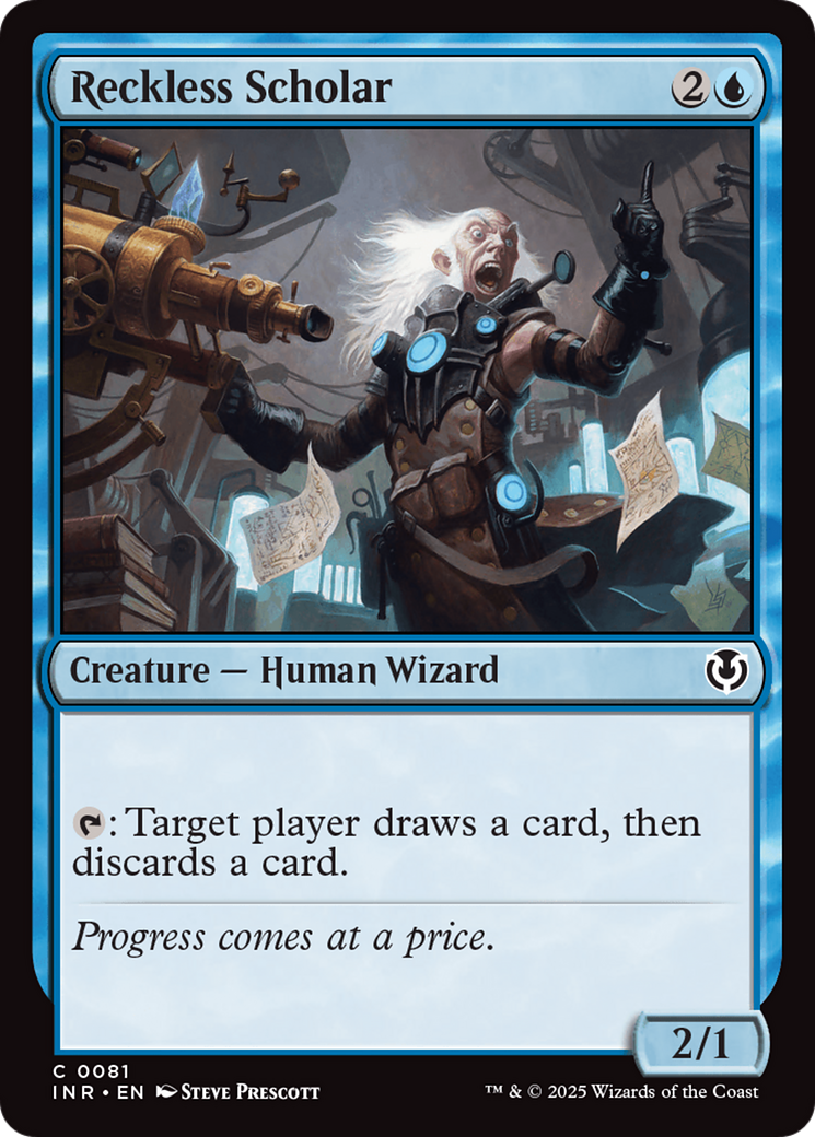 Reckless Scholar [Innistrad Remastered] [Foil]