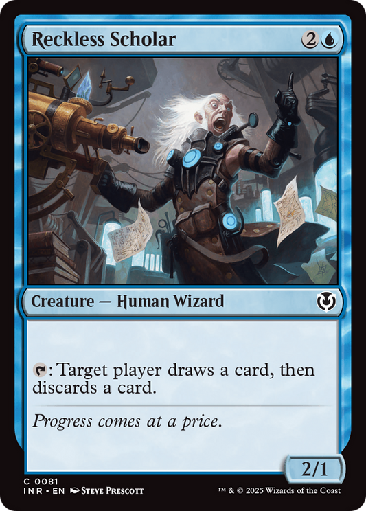 Reckless Scholar [Innistrad Remastered] [Foil]