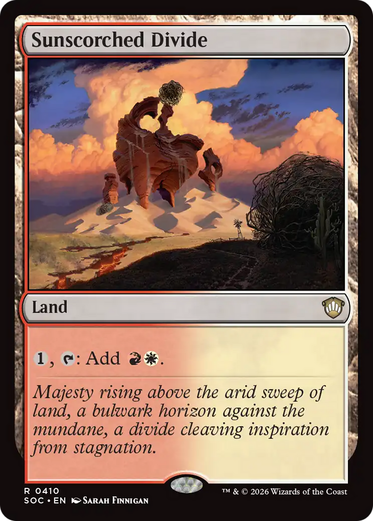 Sunscorched Divide [Secrets of Strixhaven Commander] [Foil]