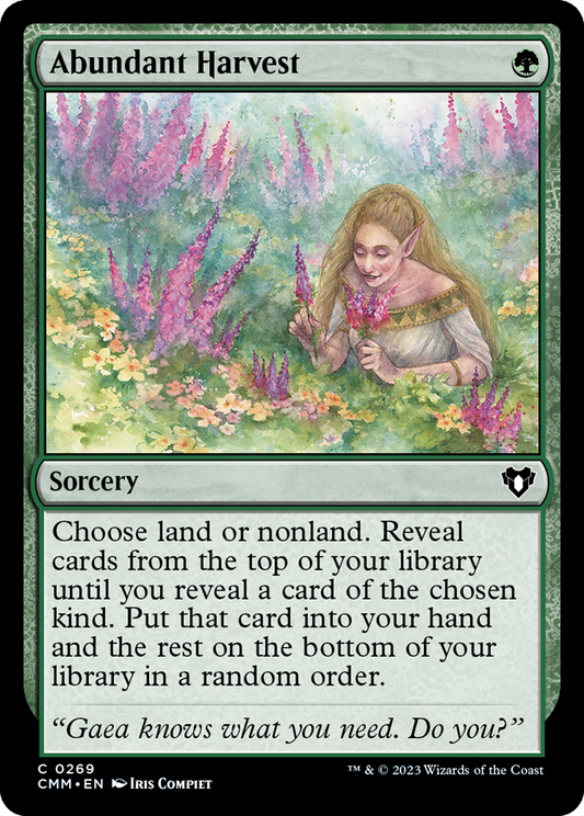 Abundant Harvest [Commander Masters] [Foil]