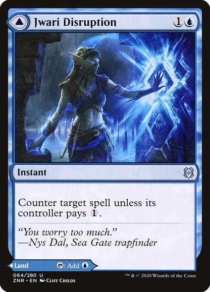 Jwari Disruption // Jwari Ruins [Zendikar Rising] [Foil]