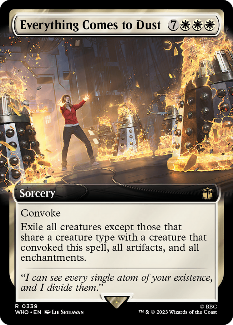 Everything Comes to Dust (Extended Art) [Doctor Who] [Foil]