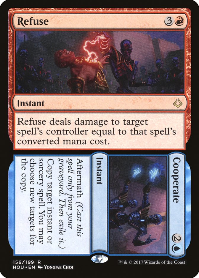 Refuse // Cooperate [Hour of Devastation] [Foil]