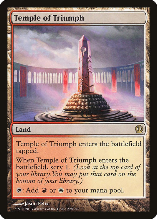 Temple of Triumph [Theros] [Foil]