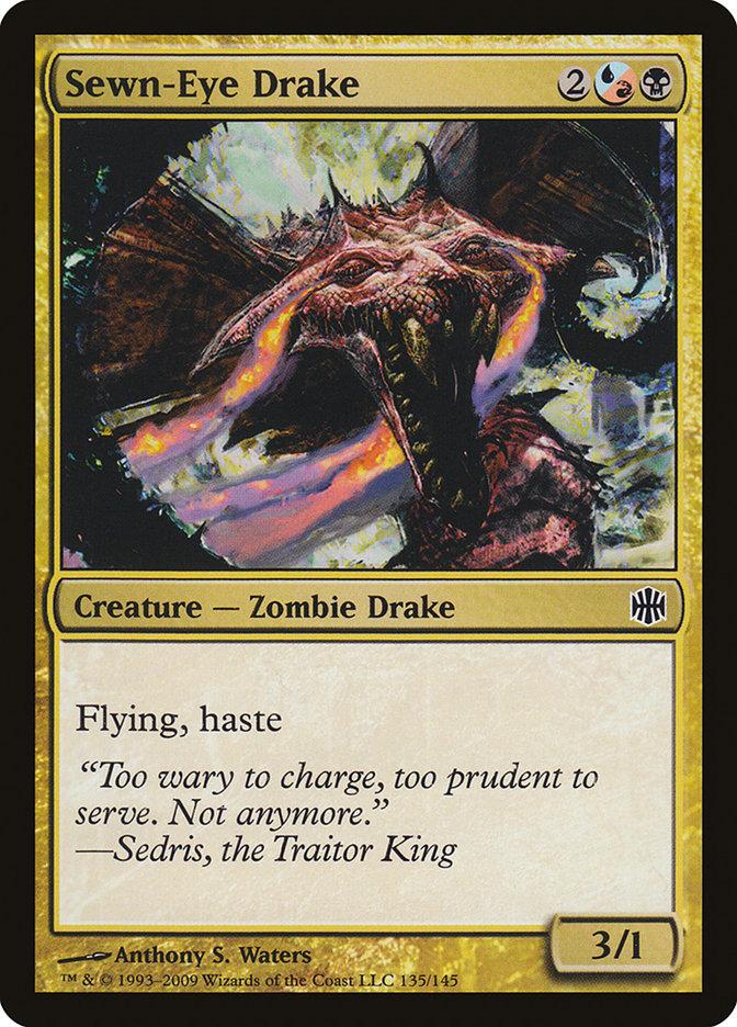 Sewn-Eye Drake [Alara Reborn] [Foil]