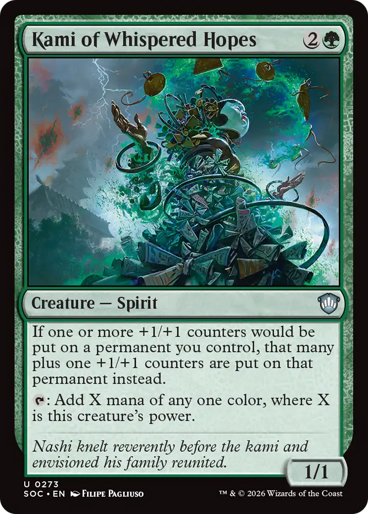 Kami of Whispered Hopes [Secrets of Strixhaven Commander] [Foil]