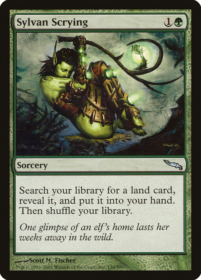 Sylvan Scrying [Mirrodin] [Foil]