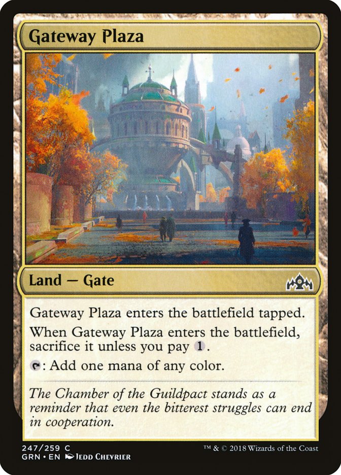 Gateway Plaza [Guilds of Ravnica] [Foil]