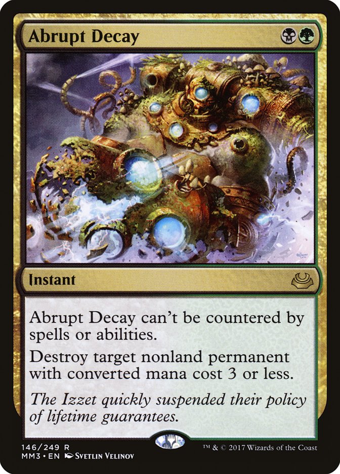 Abrupt Decay [Modern Masters 2017] [Foil]