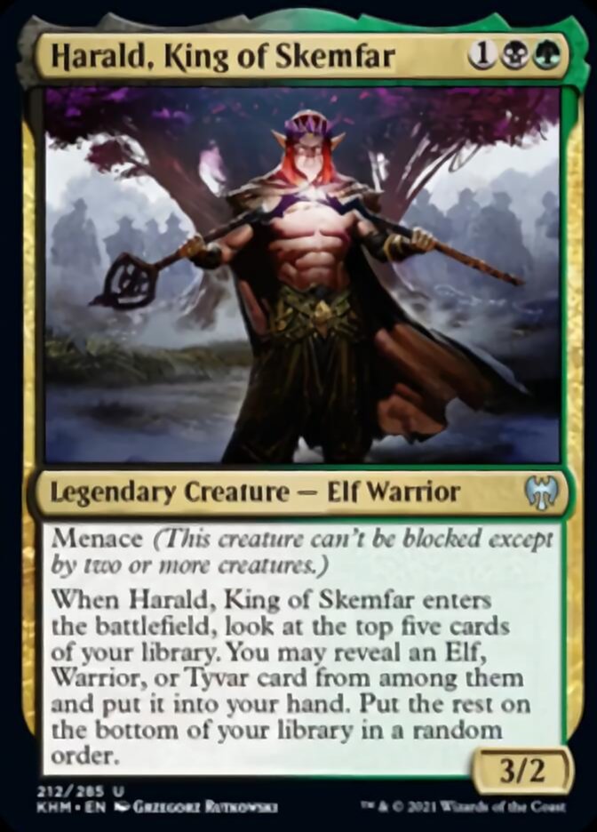 Harald, King of Skemfar [Kaldheim] [Foil]