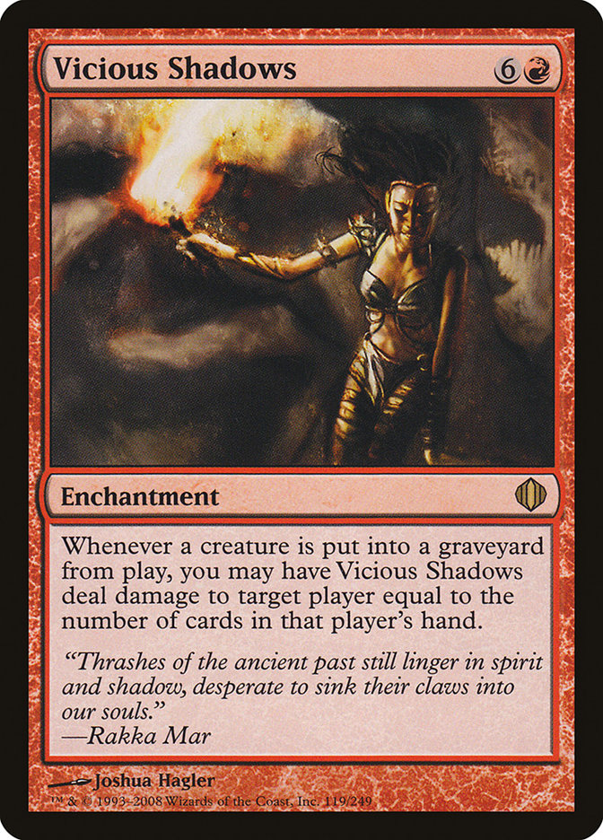 Vicious Shadows [Shards of Alara] [Foil]