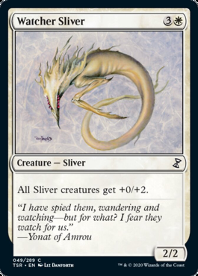 Watcher Sliver [Time Spiral Remastered] [Foil]