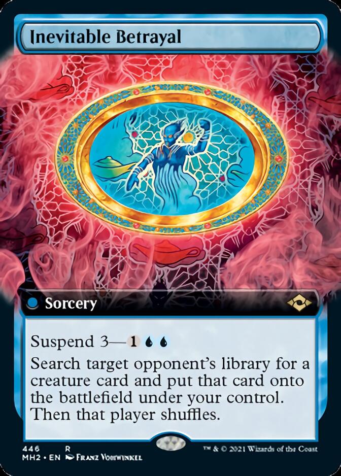 Inevitable Betrayal (Extended Art) [Modern Horizons 2] [Foil]