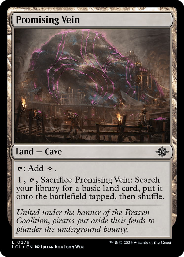 Promising Vein [The Lost Caverns of Ixalan] [Foil]