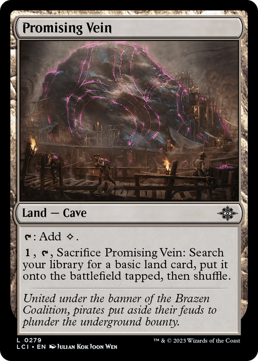 Promising Vein [The Lost Caverns of Ixalan] [Foil]