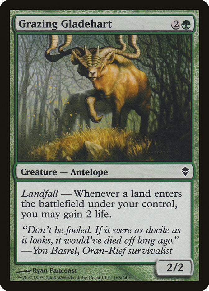 Grazing Gladehart [Zendikar] [Foil]