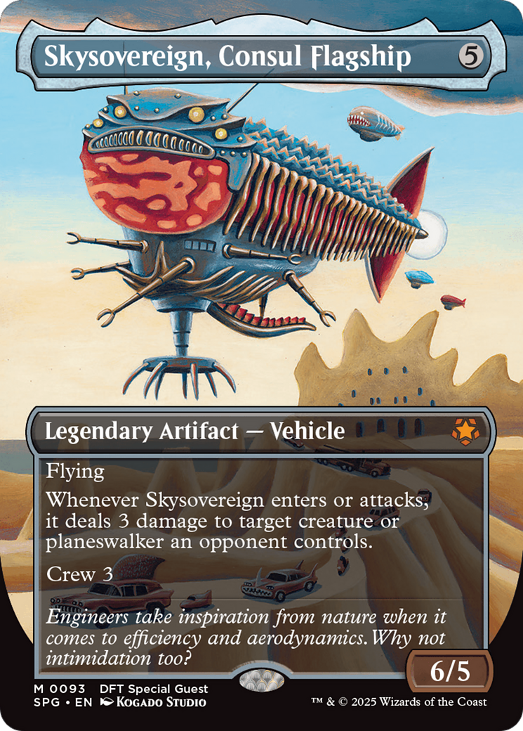 Skysovereign, Consul Flagship (Borderless) [Aetherdrift Special Guests] [Foil]