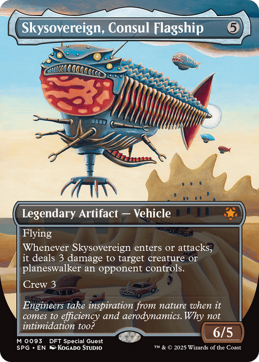 Skysovereign, Consul Flagship (Borderless) [Aetherdrift Special Guests] [Foil]