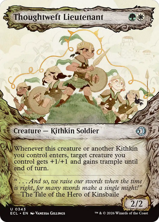 Thoughtweft Lieutenant (Showcase) [Lorwyn Eclipsed] [Foil]