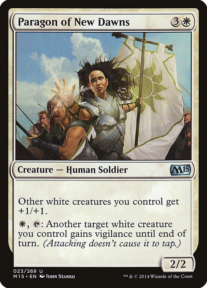 Paragon of New Dawns [Core Set 2015] [Foil]
