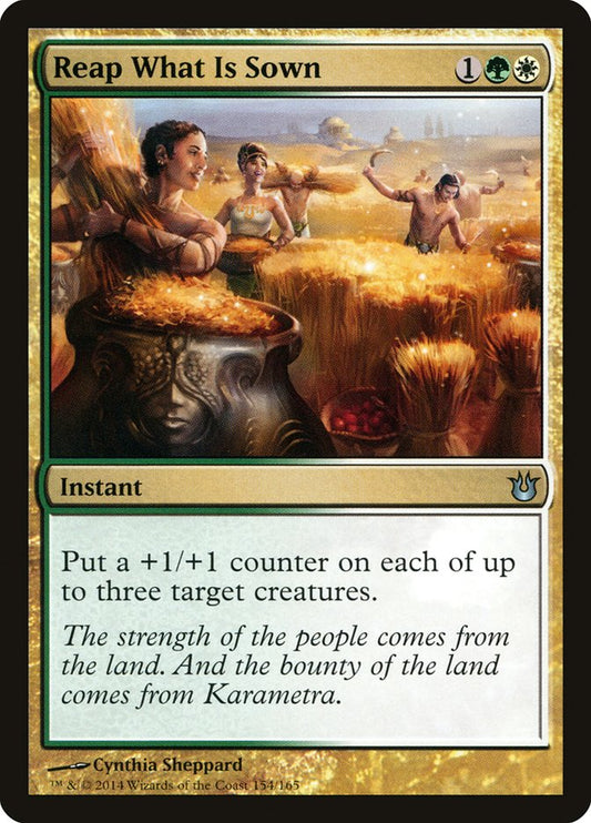 Reap What Is Sown [Born of the Gods] [Foil]