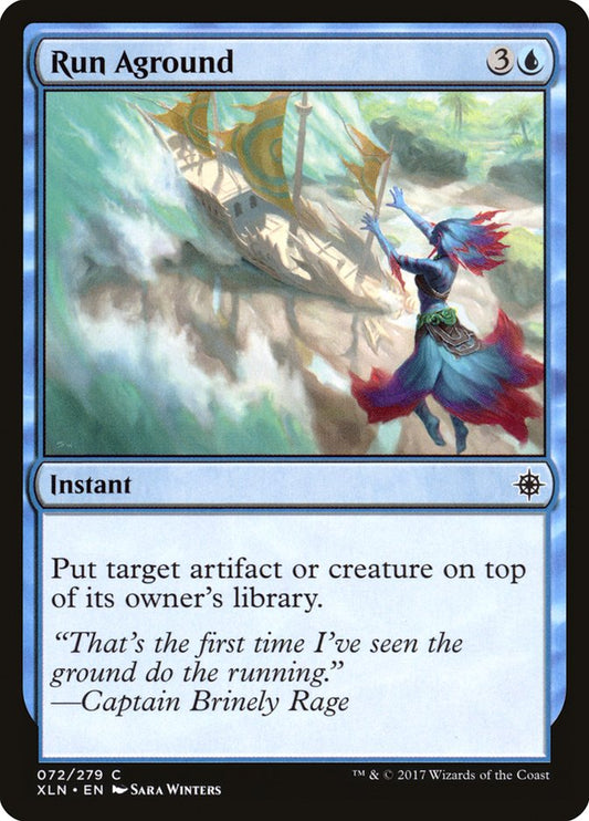 Run Aground [Ixalan] [Foil]