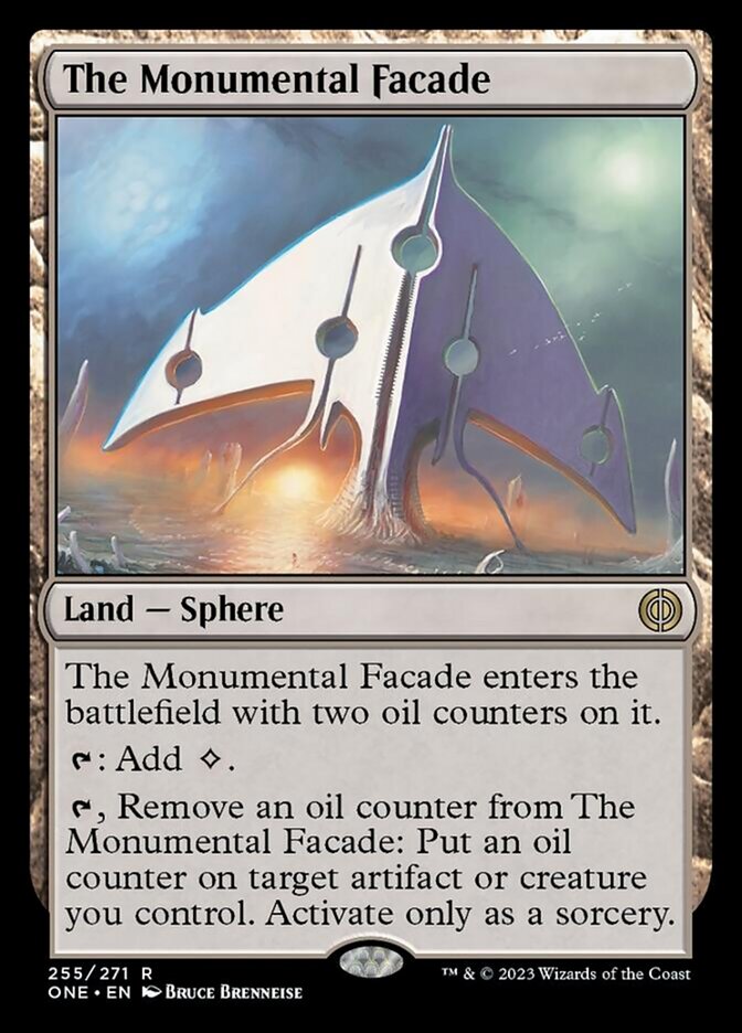 The Monumental Facade [Phyrexia: All Will Be One] [Foil]