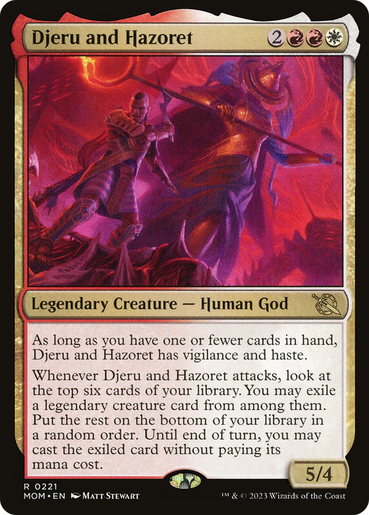 Djeru and Hazoret [March of the Machine] [Foil]