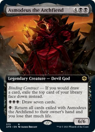 Asmodeus the Archfiend (Extended Art) [Dungeons & Dragons: Adventures in the Forgotten Realms] [Foil]
