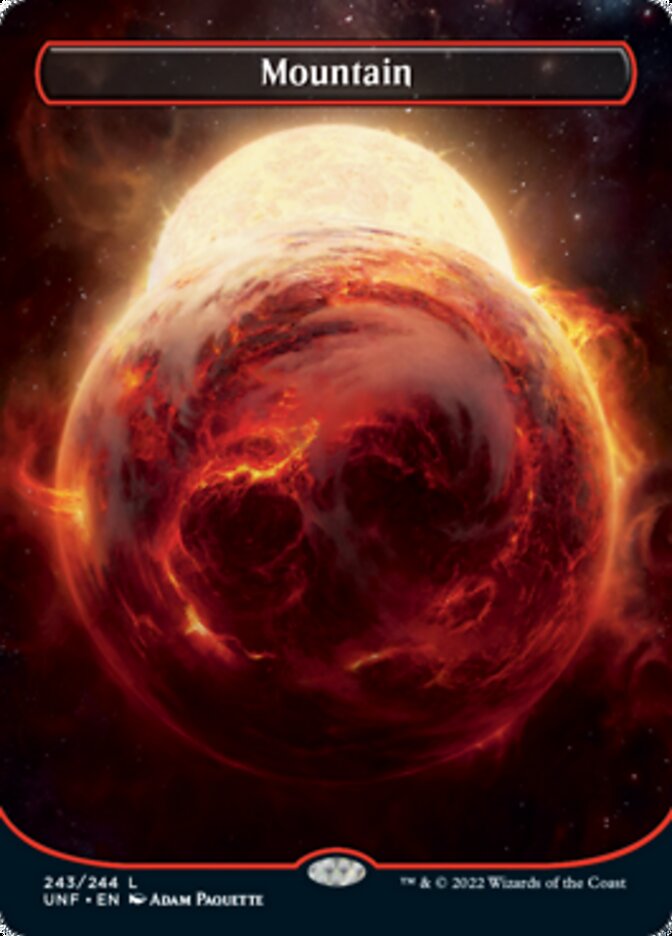 Mountain (243) (Orbital Space-ic Land) [Unfinity] [Foil]