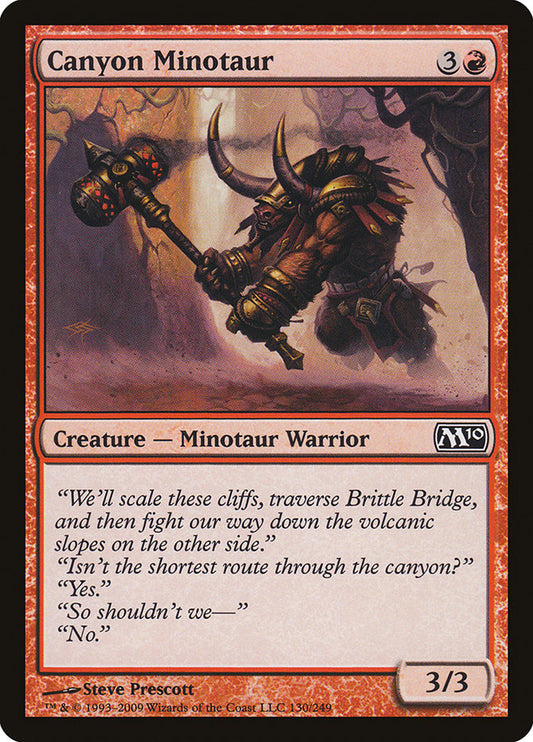 Canyon Minotaur [Core Set 2010]