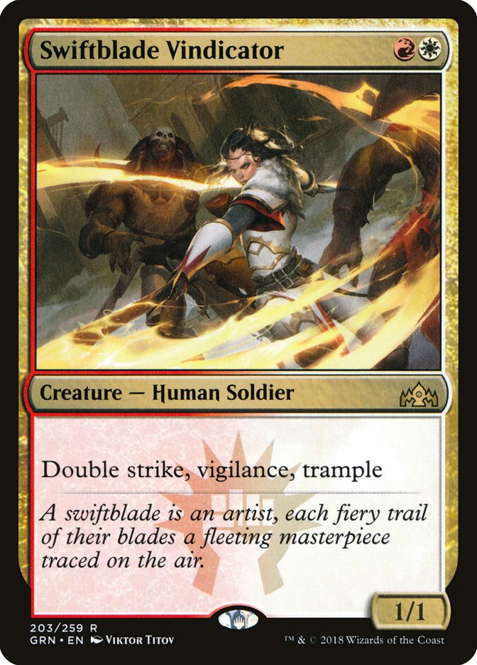 Swiftblade Vindicator [Guilds of Ravnica] [Foil]