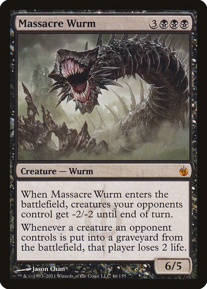 Massacre Wurm [Mirrodin Besieged] [Foil]