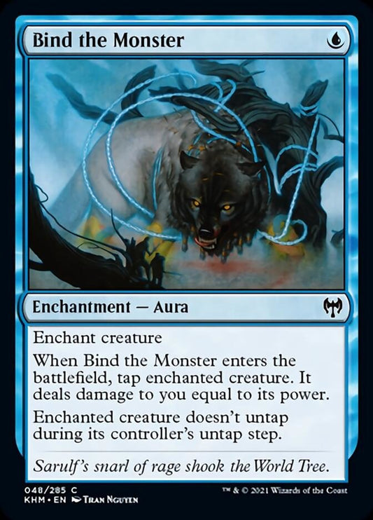 Bind the Monster [Kaldheim] [Foil]