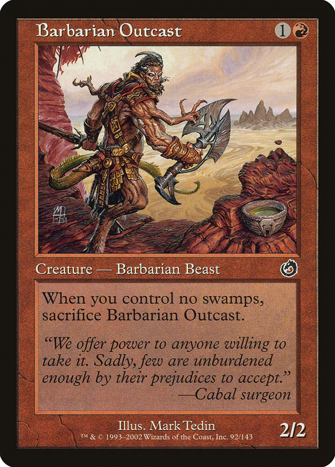 Barbarian Outcast [Torment] [Foil]