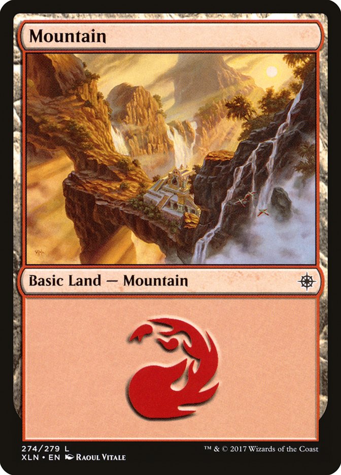Mountain (274) [Ixalan] [Foil]