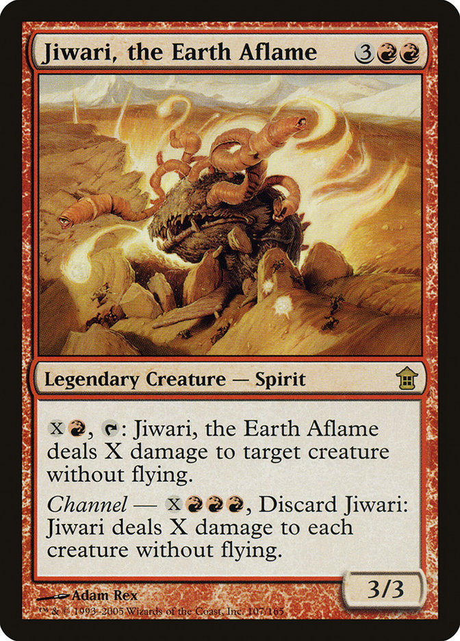 Jiwari, the Earth Aflame [Saviors of Kamigawa] [Foil]