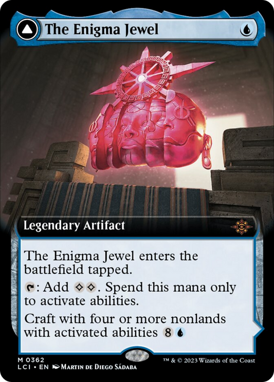 The Enigma Jewel // Locus of Enlightenment (Extended Art) [The Lost Caverns of Ixalan] [Foil]