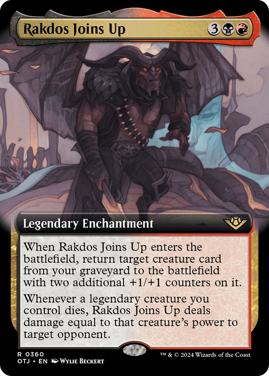 Rakdos Joins Up (Extended Art) [Outlaws of Thunder Junction] [Foil]