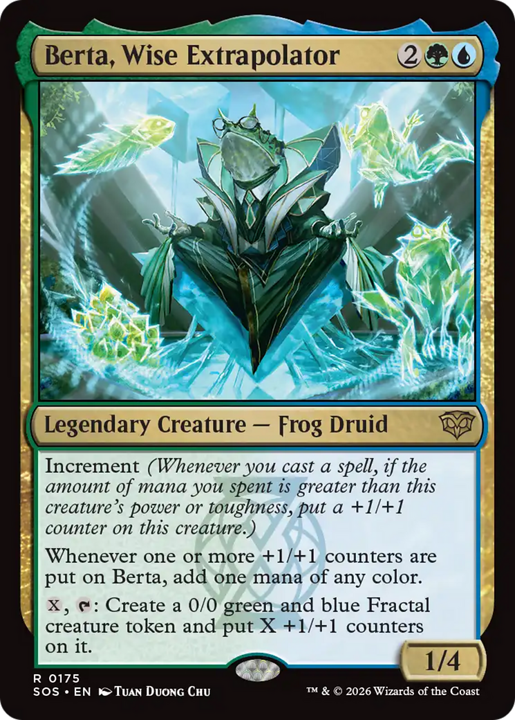 Berta, Wise Extrapolator [Secrets of Strixhaven] [Foil]