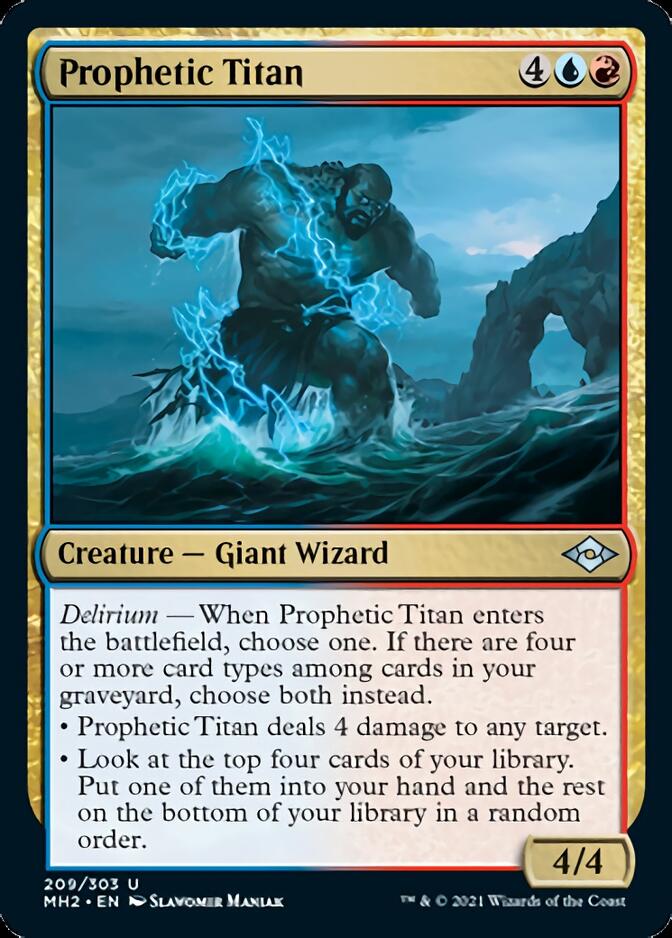 Prophetic Titan [Modern Horizons 2] [Foil]