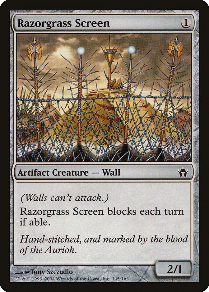 Razorgrass Screen [Fifth Dawn] [Foil]