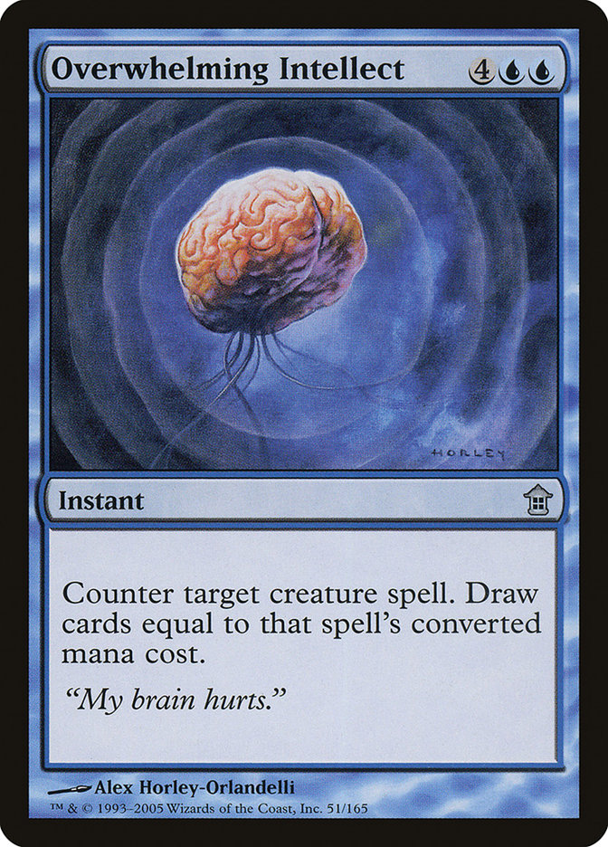 Overwhelming Intellect [Saviors of Kamigawa] [Foil]