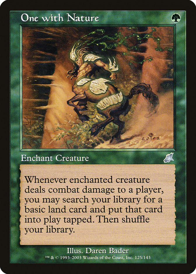 One with Nature [Scourge] [Foil]