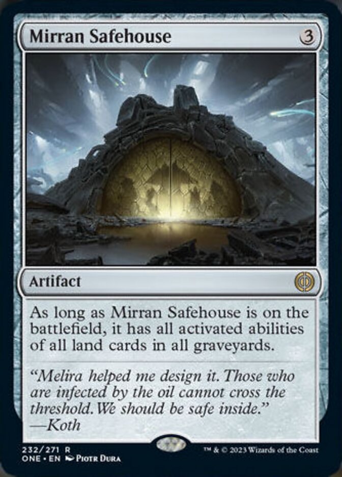 Mirran Safehouse [Phyrexia: All Will Be One] [Foil]