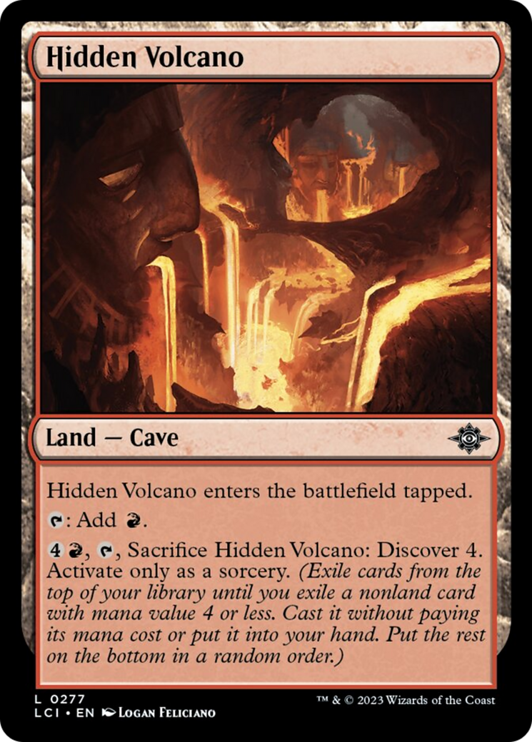 Hidden Volcano [The Lost Caverns of Ixalan] [Foil]