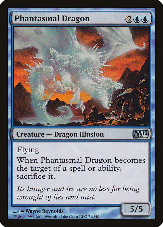 Phantasmal Dragon [Core Set 2012] [Foil]
