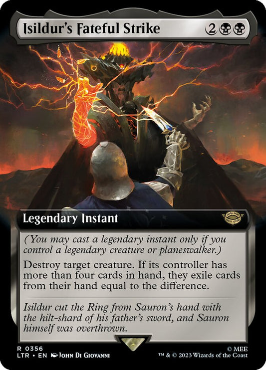 Isildur's Fateful Strike (Extended Art) [The Lord of the Rings: Tales of Middle-Earth] [Foil]